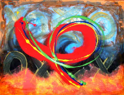 Nightwalk 17 -  60 x 80 cm