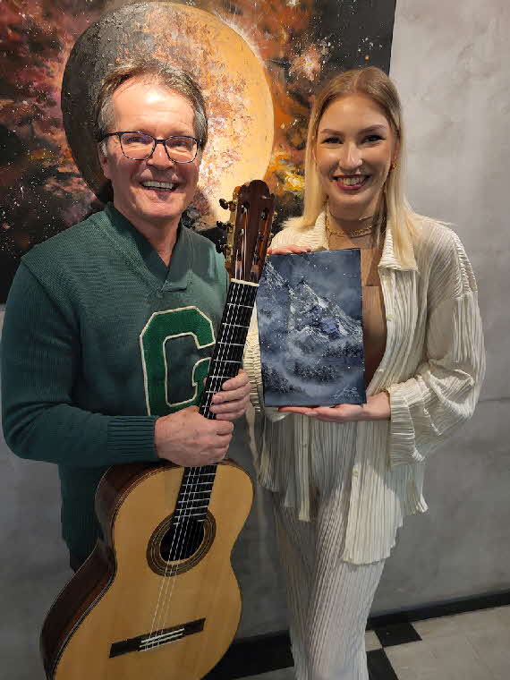 Ausstellung INTERSTELLAR - am 17.02.2024 - Angelina B�ke und Uli W�hler 